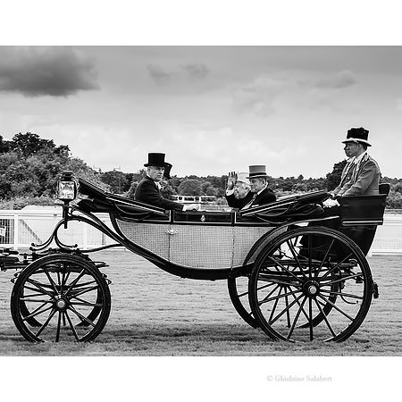 Salut du Prince Philip - Ladies' day,  Ascot