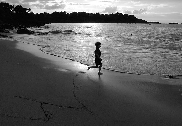 sunset in Brittany