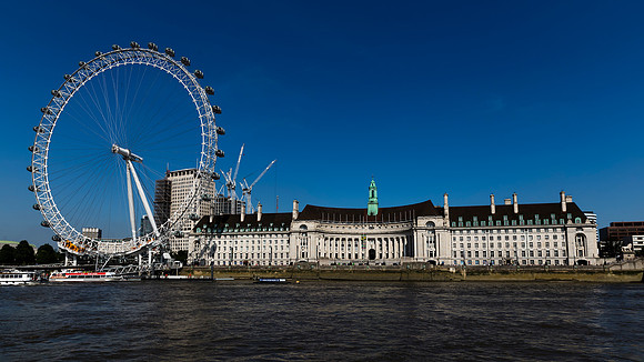 London eye & County Hall
